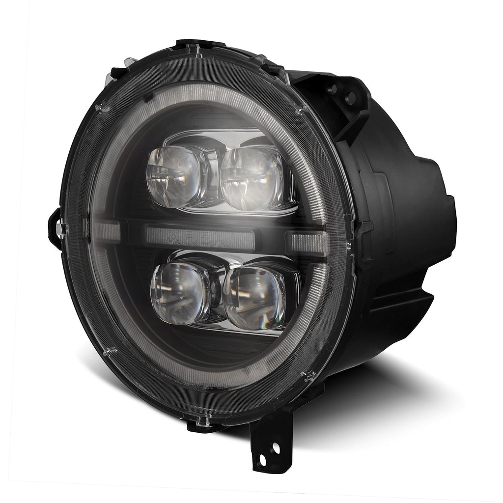 18-25 Jeep Wrangler JL/Gladiator JT NOVA-Series LED Projector Headlights Black