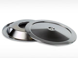 aFe Power MagnumFLOW Air Filters Round Racing A/F Chrome Top & Base 14 w/7/8 Drop (18-90003)