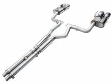 Load image into Gallery viewer, AWE Tuning AWE SwitchPathâ„¢ Exhaust for S650 Mustang Dark Horse - Quad Chrome Silver Tips - 3025-42375