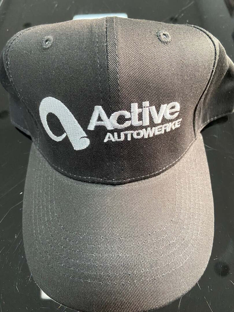 Active Autowerke 6-Panel Black Snapback Hat (19-003)