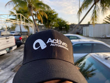 Load image into Gallery viewer, Active Autowerke 6-Panel Black Snapback Hat (19-003)