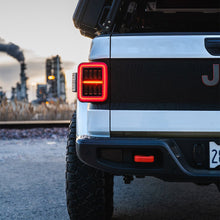 Load image into Gallery viewer, 19-25 Jeep Gladiator JT NOVA-Series Prismatic LED Tail Lights Black-Red