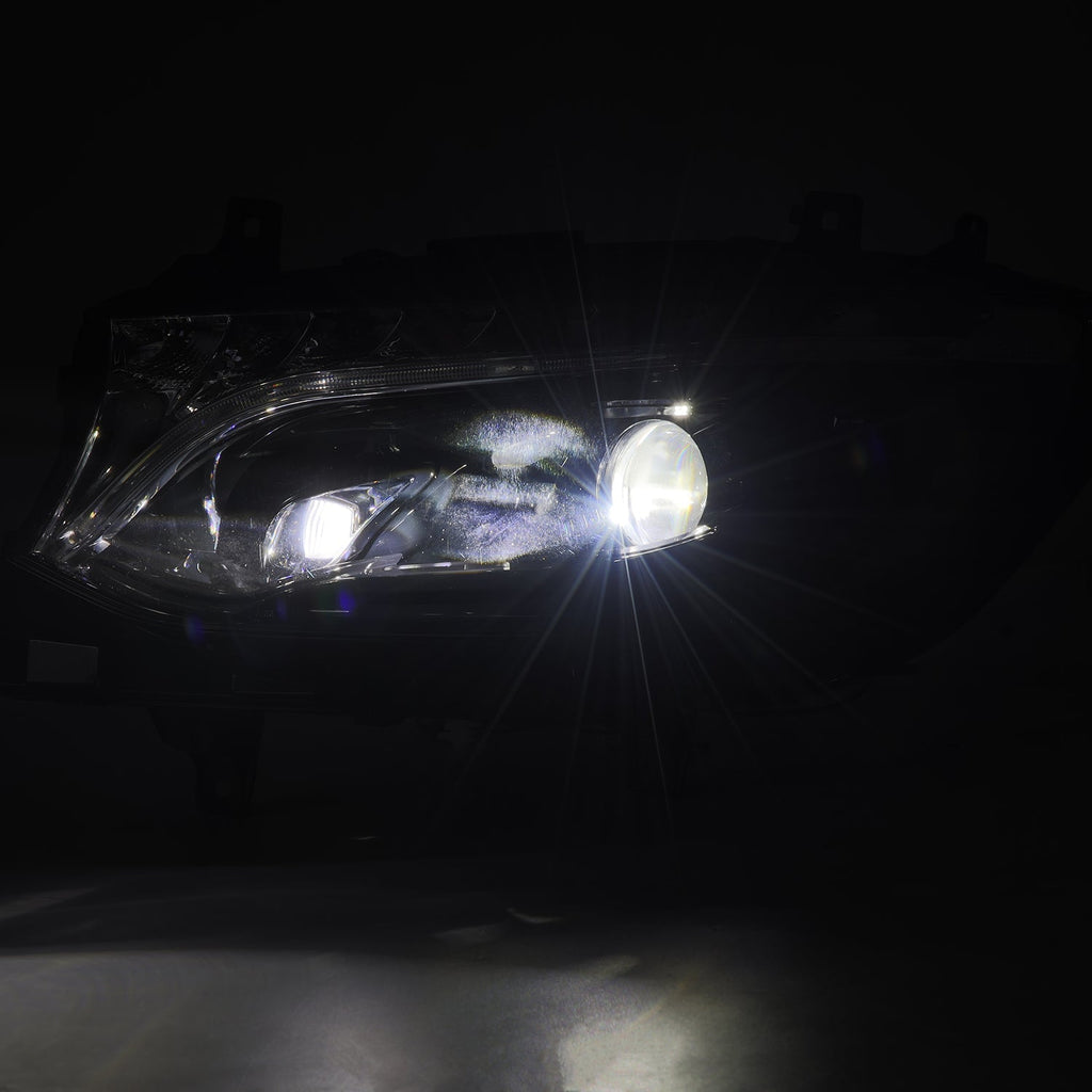 19-25 Mercedes-BenzÃ‚Â Sprinter LUXX-Series LED Projector Headlights Alpha-Black