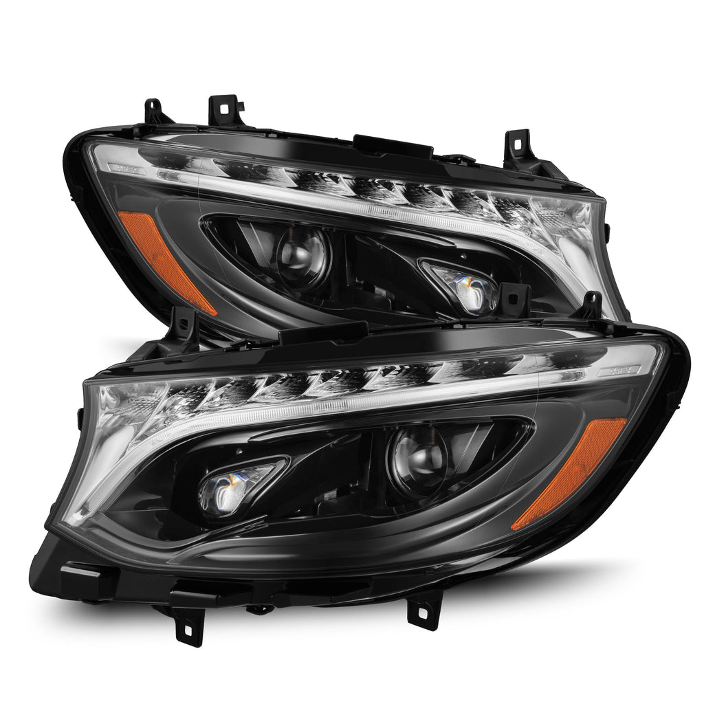 19-25 Mercedes-BenzÃ‚Â Sprinter LUXX-Series LED Projector Headlights Alpha-Black