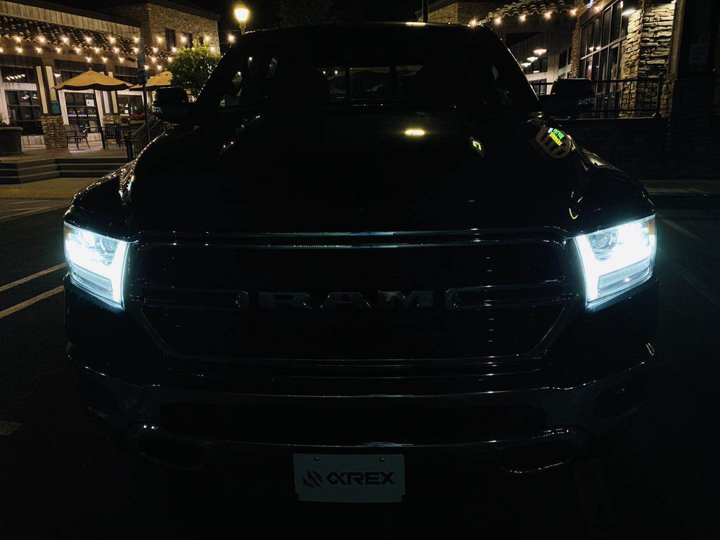 19-24 Ram 1500 LUXX-Series LED Projector Headlights Jet Black