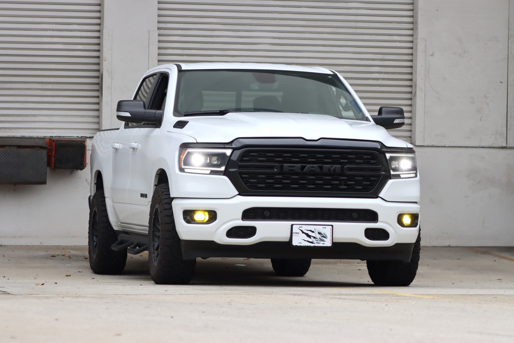 19-24 Ram 1500 (MK II 2500 Style) LUXX-Series LED Projector Headlights Alpha-Black