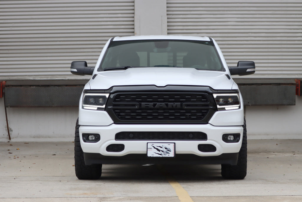 19-24 Ram 1500 (MK II 2500 Style) LUXX-Series LED Projector Headlights Alpha-Black