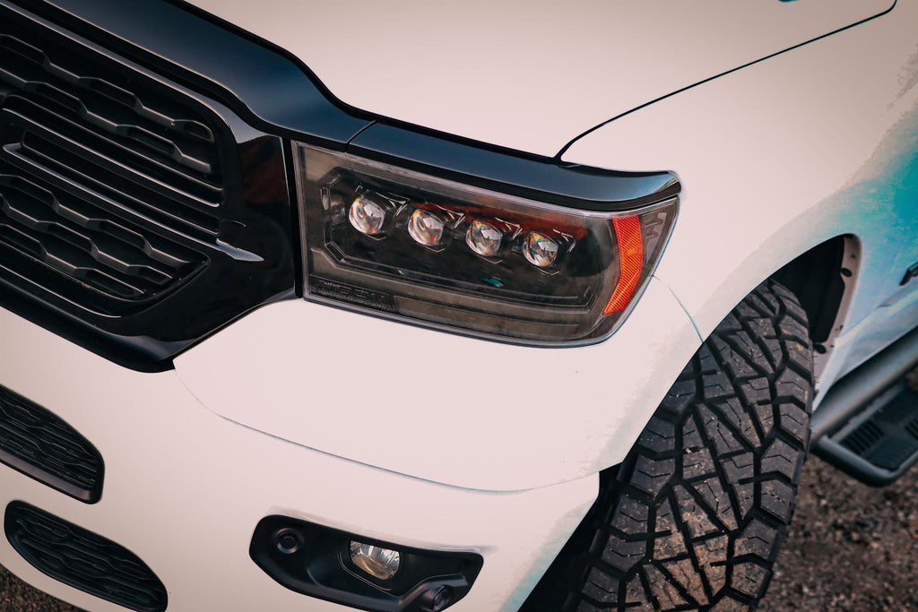 19-24 Ram 1500 (MK II 2500 Style) NOVA-Series LED Projector Headlights Alpha-Black