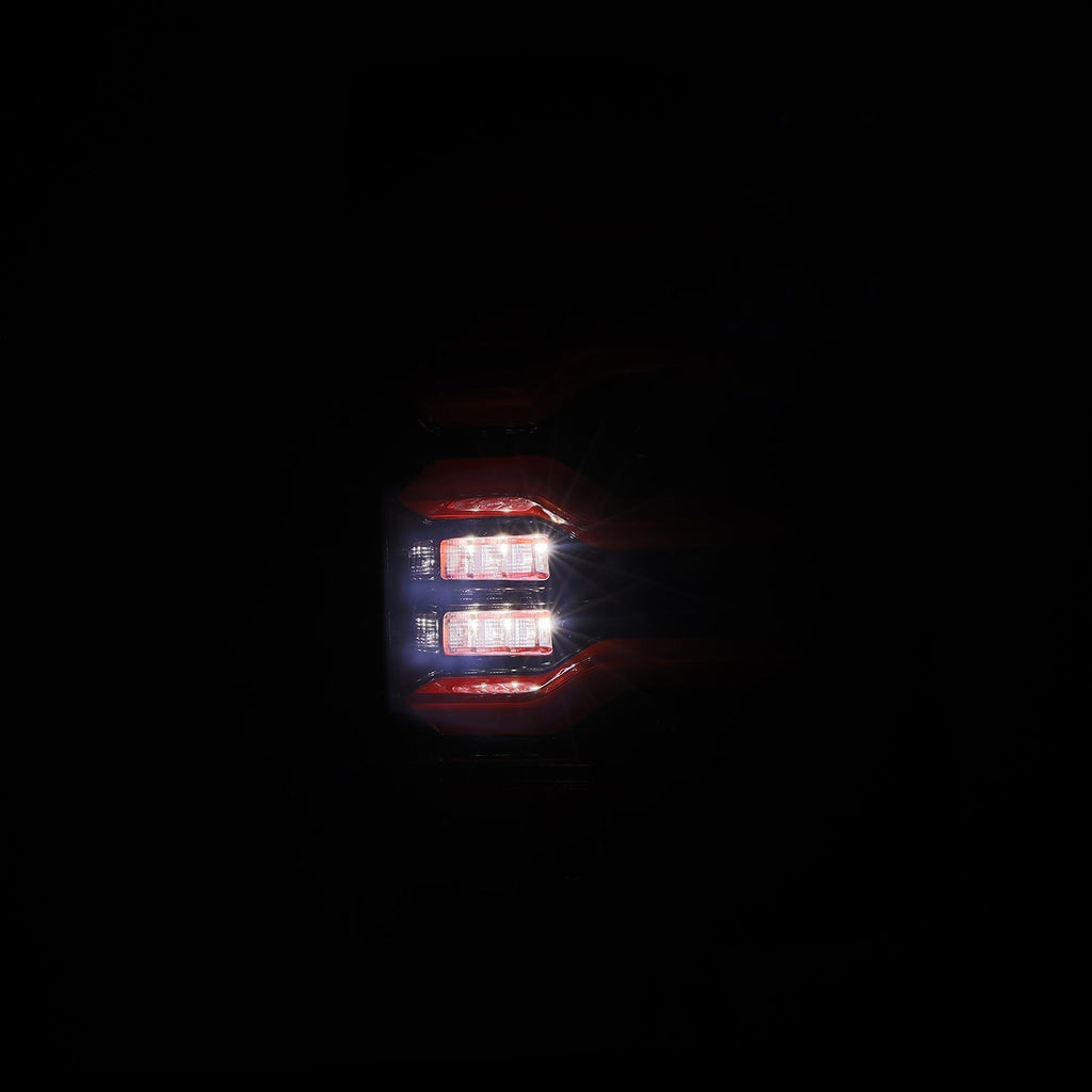 19-24 Ram 2500/3500 LUXX-Series LED Tail Lights Black-Red