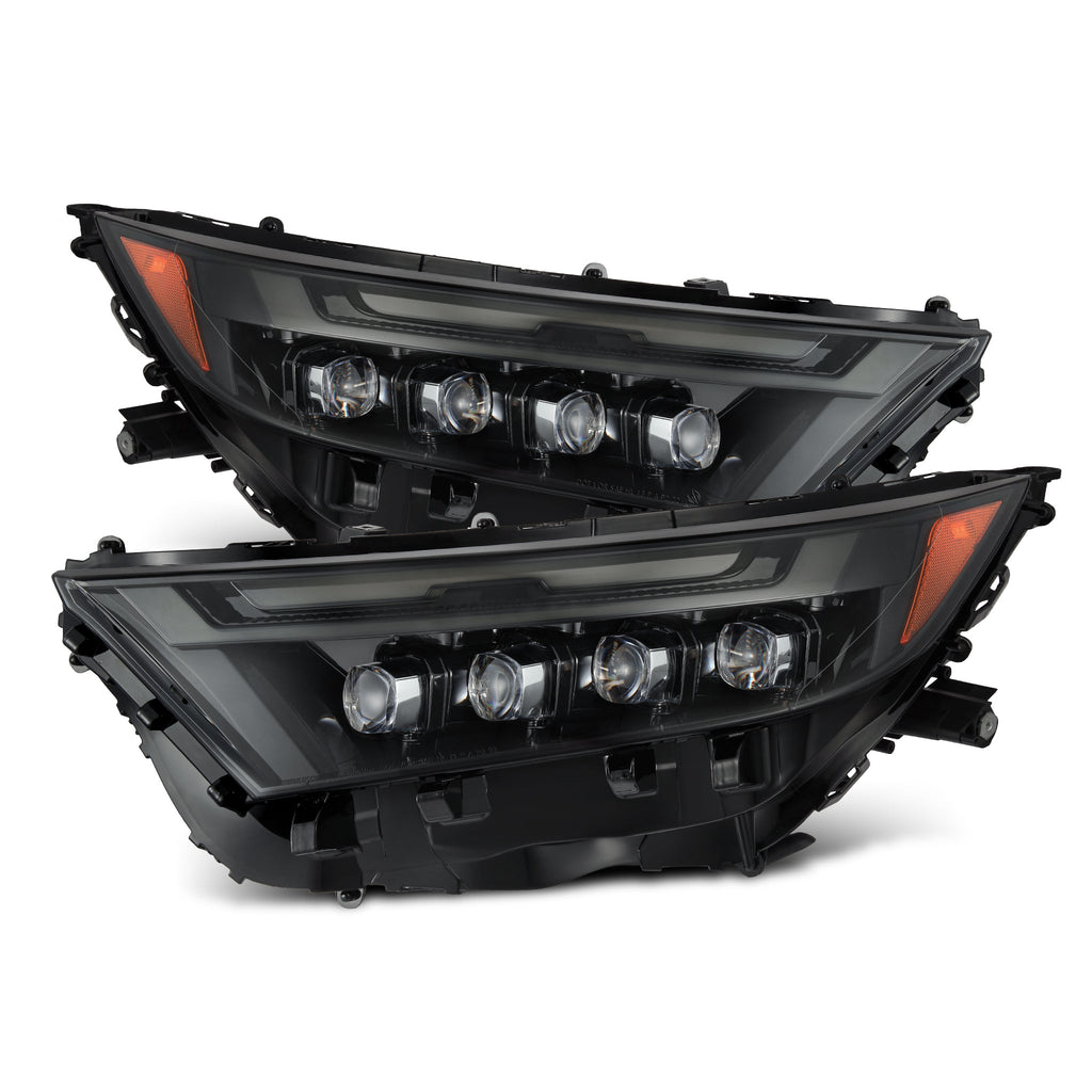 19-25 Toyota RAV4 (High Trim) NOVA-Series LED Projector Headlights Alpha-Black