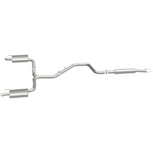Load image into Gallery viewer, MagnaFlow Cat-Back SS 2.25/2.5in Dual Split Rear Exit Polished 3in Tip 2015 Chev Impala 3.6L V6 (19023)