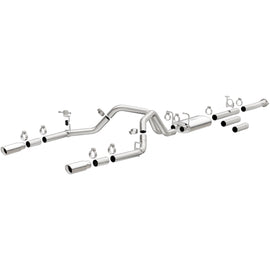 MagnaFlow Stainless Cat-Back Exhaust 2015 Chevy Silverado 2500HD 6.0L Dual Split Rear Exit 4in (19027)