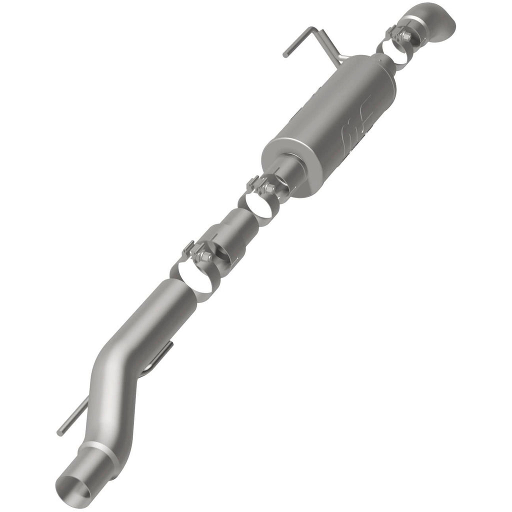 MagnaFlow Cat-Back, SS, 2.5/3in, Turn Down In Front Rear Tire 2015 Ford F150 5.0L V8 Ext Cab (19083)