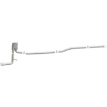 Load image into Gallery viewer, MagnaFlow Cat Back, SS, 2.5in, Street, Single Straight Pass. Polished 4in Tip, 2015 Ford Fusion 2.5L (19096)