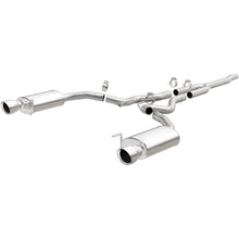 Load image into Gallery viewer, MagnaFlow Cat Back, SS, 2.5in, Street, Dual Split Polished 4.5in Tips 2015 Ford Mustang Ecoboost (19097)