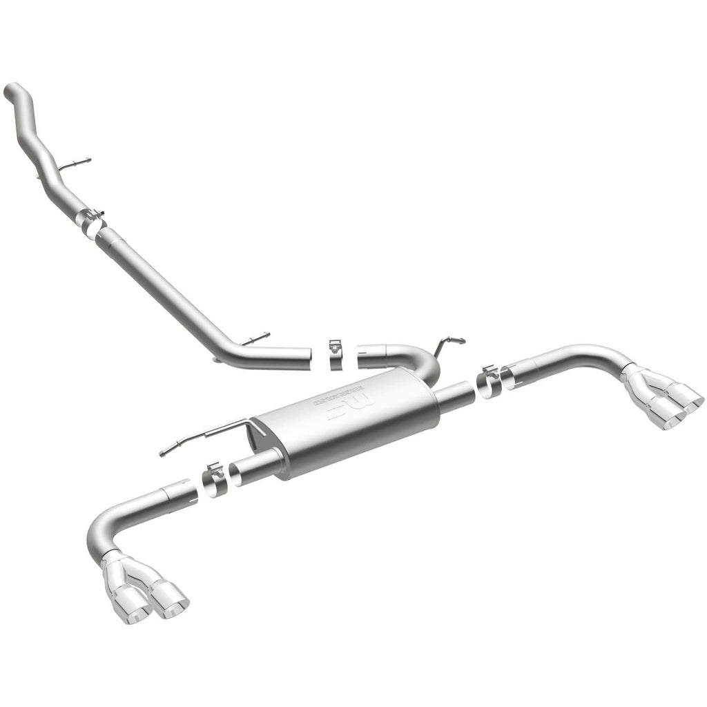 MagnaFlow 15-17 GMC Terrain V6 3.6L 409SS Cat-Back Exhaust Quad Split Rear with 3in Polished Tips (19114)