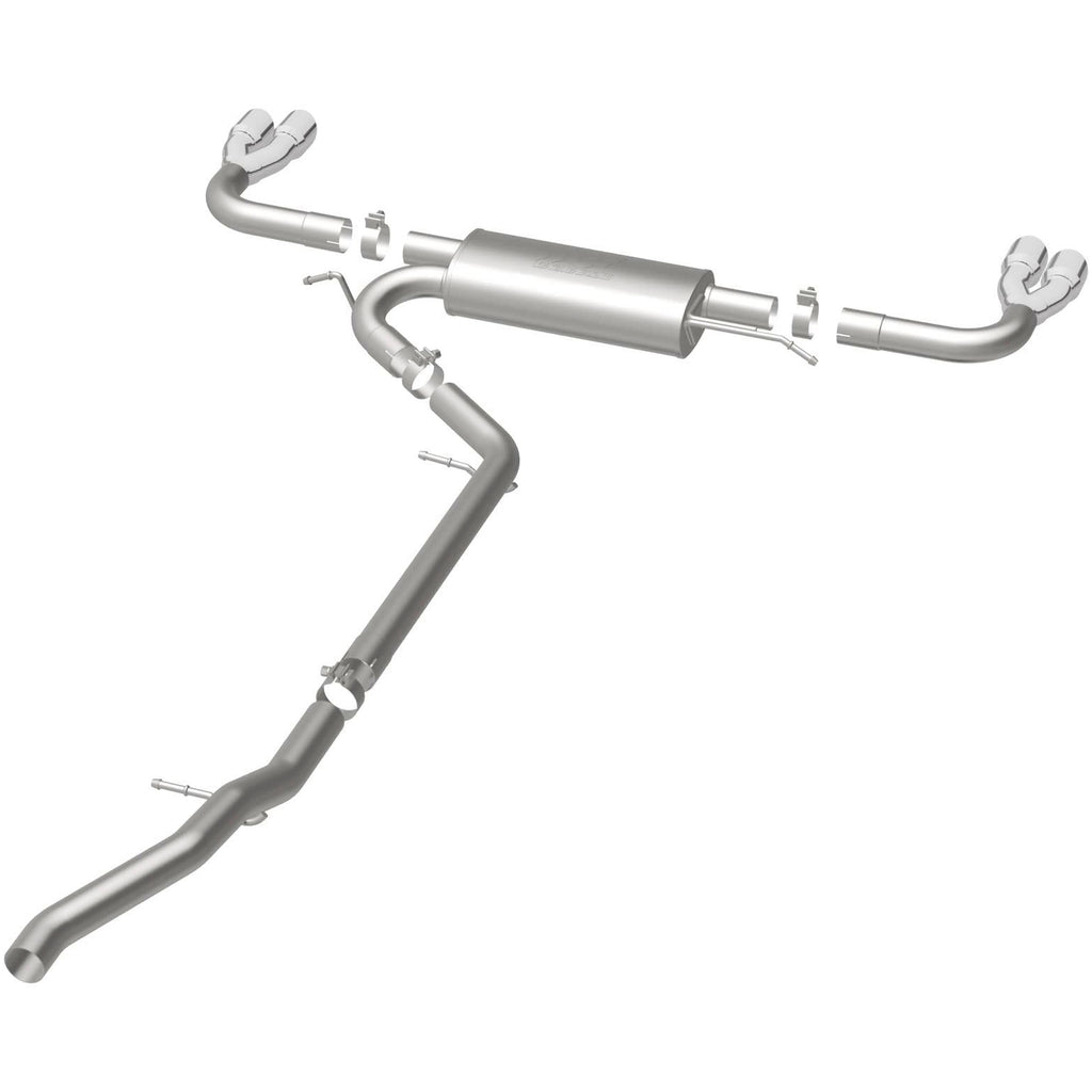 MagnaFlow 15-17 GMC Terrain V6 3.6L 409SS Cat-Back Exhaust Quad Split Rear with 3in Polished Tips (19114)