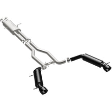 Load image into Gallery viewer, MagnaFlow Cat-Back 15-16 Land Rover Ranger Rover V6 SS 2.5in Dual Split Rear Exit 4.5in Black Tips (19123)