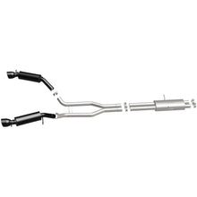 Load image into Gallery viewer, MagnaFlow Cat-Back 15-16 Land Rover Ranger Rover V6 SS 2.5in Dual Split Rear Exit 4.5in Black Tips (19123)