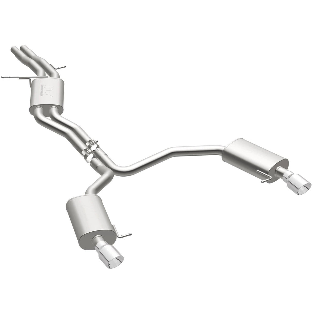 MagnaFlow Sys C/B 12-15 Audi A6 / A7 3.0L V6 SS 2.5in Dual Split Rear Ext 4in Tips (19159)
