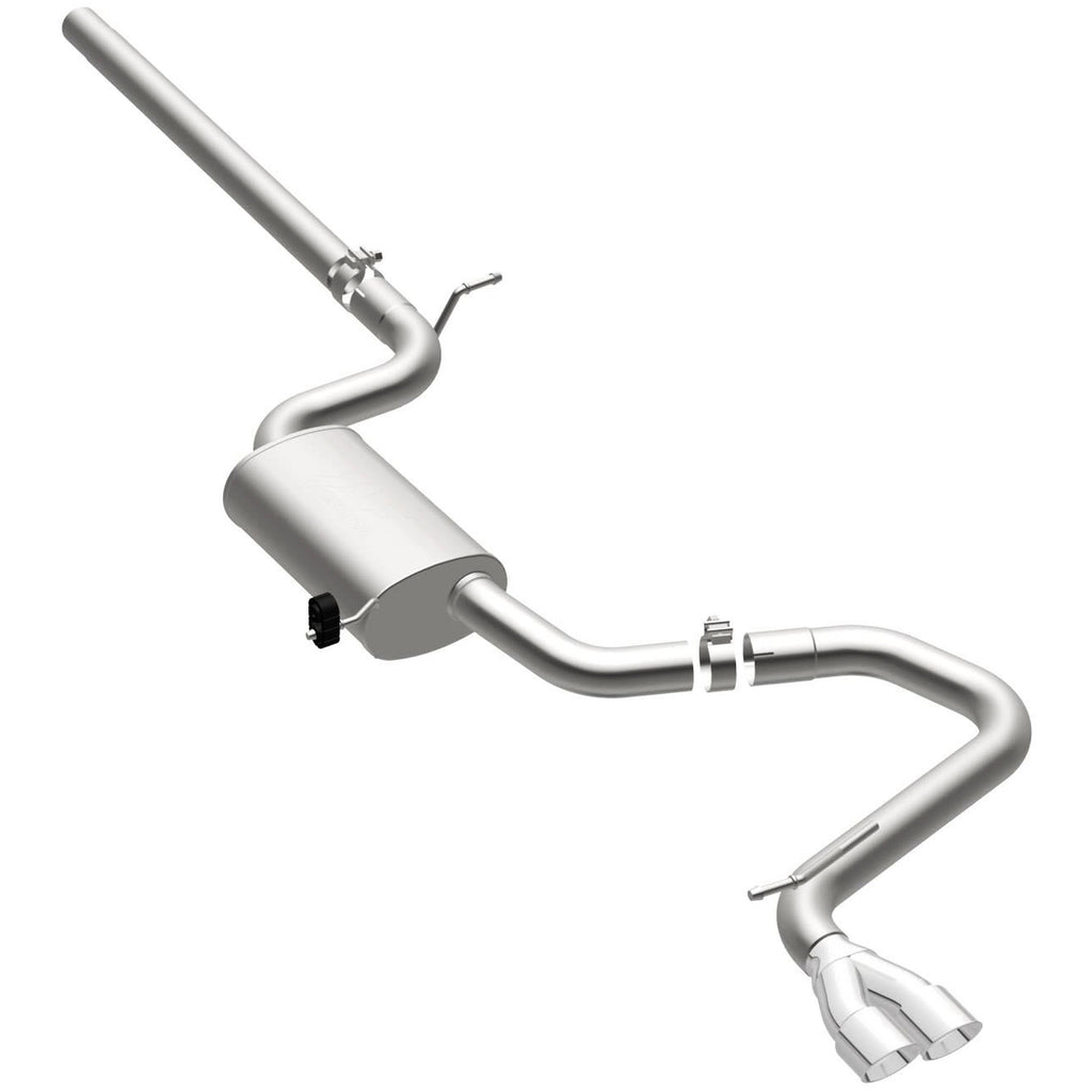 MagnaFlow Sys C/B 2015 Volkswagen Golf 1.8L 2.5in SS Dual Driver Side Exit Polished 3 Tip (19163)