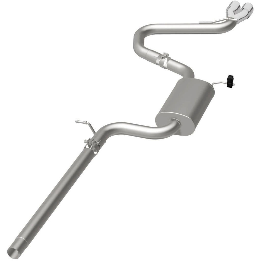 MagnaFlow Sys C/B 2015 Volkswagen Golf 1.8L 2.5in SS Dual Driver Side Exit Polished 3 Tip (19163)