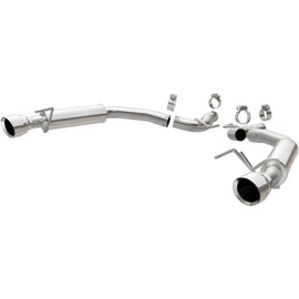 MagnaFlow Axle Back, SS, 2.5in, Competition, Dual Split Polish 4.5in Tip 2015 Ford Mustang Ecoboost (19179)
