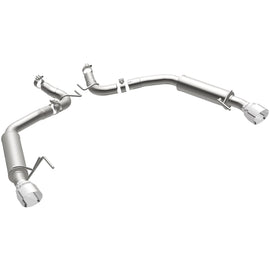 MagnaFlow Axle Back, SS, 2.5in, Competition, Dual Split Polish 4.5in Tip 2015 Ford Mustang Ecoboost (19179)