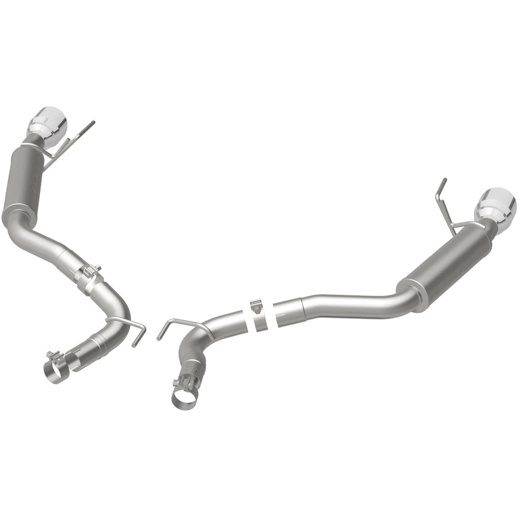 MagnaFlow Axle Back, SS, 2.5in, Competition, Dual Split Polish 4.5in Tip 2015 Ford Mustang Ecoboost (19179)
