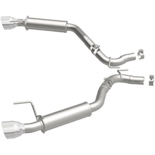 Load image into Gallery viewer, MagnaFlow Axle Back, SS, 2.5in, Competition, Dual Split Polish 4.5in Tip 2015 Ford Mustang Ecoboost (19179)