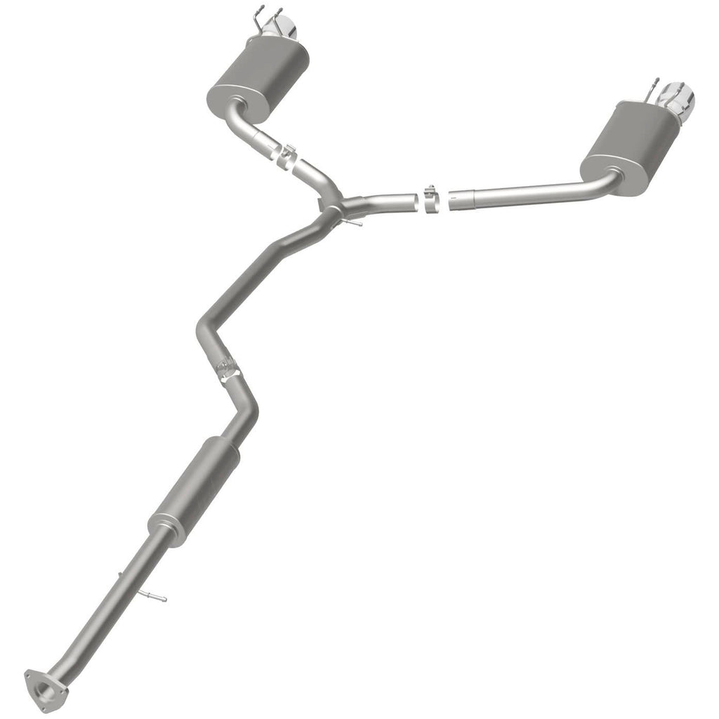 MagnaFlow Sys C/B 2015 Honda Accord 3.5L V6 2.5in SS Dual Split Rear Polished 4.5 Tip (19181)