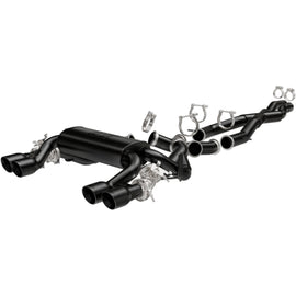 MagnaFlow 15 BMW M3/M4 L6 3.0L SS Cat-Back Perf. Sport Quad Split Rear Exit Exht - 3.5in Black Tips (19187)