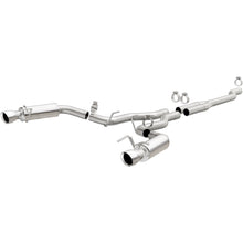 Load image into Gallery viewer, MagnaFlow Cat Back, SS, 2.5in, Competition, Dual Split Polish 4.5in Tips 2015 Ford Mustang Ecoboost (19191)
