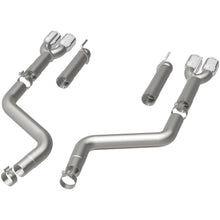 Load image into Gallery viewer, MagnaFlow Axle-Back, SS, 3in, Quad Split Rear 3.5 Tips 2015 Dodge Challenger incl SRT Hellcat (19206)