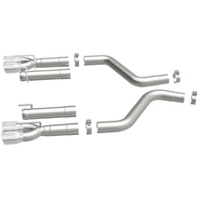 Load image into Gallery viewer, MagnaFlow Axle-Back, SS, 3in, Quad Split Rear 3.5 Tips 2015 Dodge Challenger incl SRT Hellcat (19206)