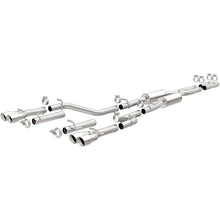 Load image into Gallery viewer, MagnaFlow Cat-Back, SS, 2.5in, Quad Split Rear 3.5in Tip 2015 Dodge Challenger R/T 5.7L (19209)