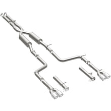 Load image into Gallery viewer, MagnaFlow Cat-Back, SS, 2.5in, Quad Split Rear 3.5in Tip 2015 Dodge Challenger R/T 5.7L (19209)