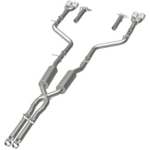 Load image into Gallery viewer, MagnaFlow Cat-Back, SS, 2.5in, Quad Split Rear 3.5in Tip 2015 Dodge Challenger R/T 5.7L (19209)