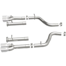 Load image into Gallery viewer, MagnaFlow Axle-Back, SS, 2.5in, Quad Split Rear 3.5in Tip 2015 Dodge Challenger R/T 5.7L (19210)