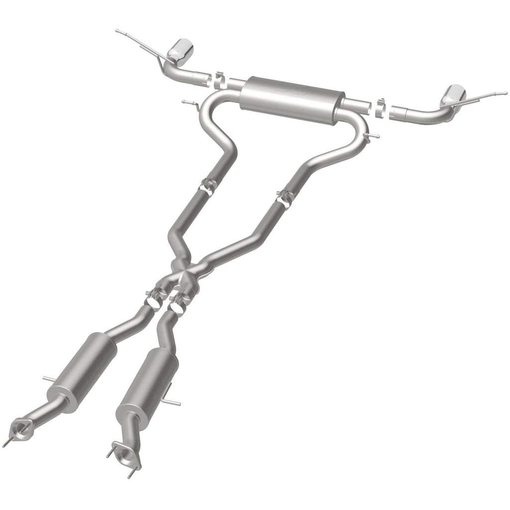 MagnaFlow Cat-Back SS 2.5in Dual Split Rear 4in Black Tip 11-16 Jeep Grand Cherokee 5.7L V8/3.6L V6 (19216)