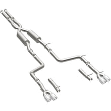 Load image into Gallery viewer, MagnaFlow Cat-Back, SS, 2.5in, Quad Split Rear 3.5in Tip 2015 Dodge Challenger 3.6L V6 (19217)