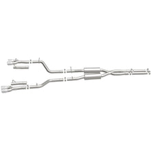 Load image into Gallery viewer, MagnaFlow Cat-Back, SS, 2.5in, Quad Split Rear 3.5in Tip 2015 Dodge Challenger 3.6L V6 (19217)