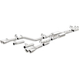 MagnaFlow Cat-Back, SS, 2.5in, Quad Split Rear 3.5in Tip 2015 Dodge Challenger 3.6L V6 (19217)