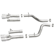 Load image into Gallery viewer, MagnaFlow Axle-Back, SS, 2.5in, Quad Split Rear 3.5in Tip 2015 Dodge Challenger 3.6L V6 (19218)