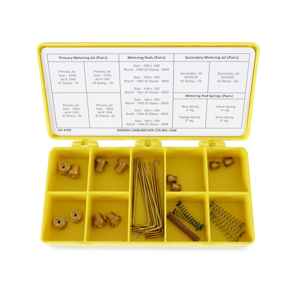 Demon Street Demon 625 Calibration Kit The Exact Metering Rods, Jets, And Step-Up Springs To Fine-Tune Your Application (1921)