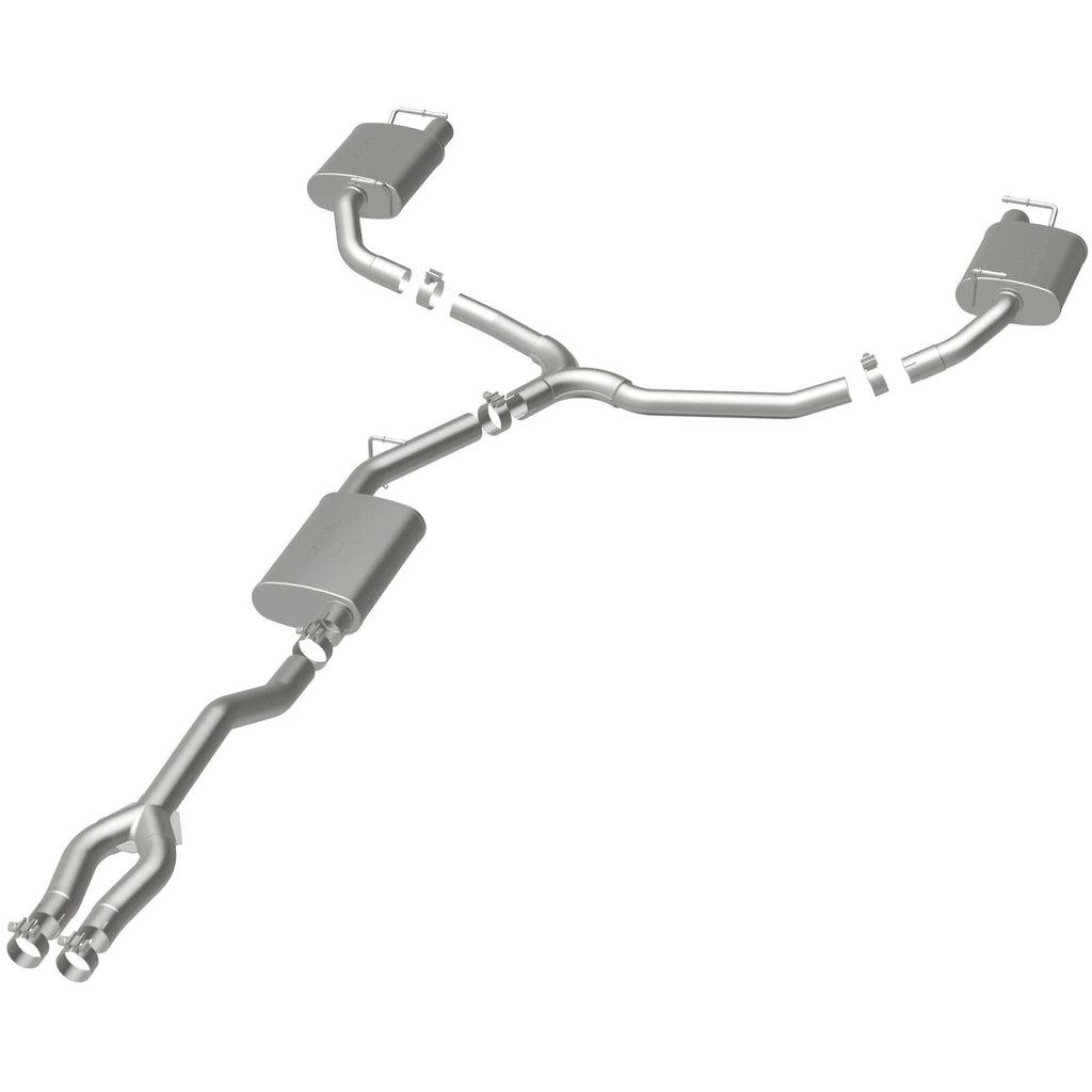 MagnaFlow Cat-Back SS Dual Split Rear Exit 2015 Dodge Charger/Chrysler 300C 3.6L V6 (Uses OEM Tips) (19225)