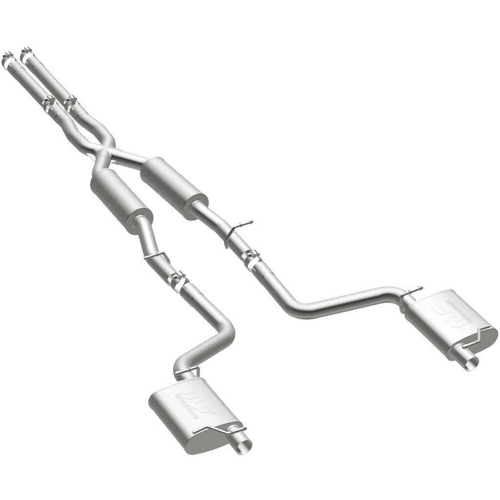 MagnaFlow Cat-Back SS 2.5in Dual Split Rear Exit (OEM Tips) 15-16 Dodge/Chrysler Charger/300 5.7L V8 (19226)