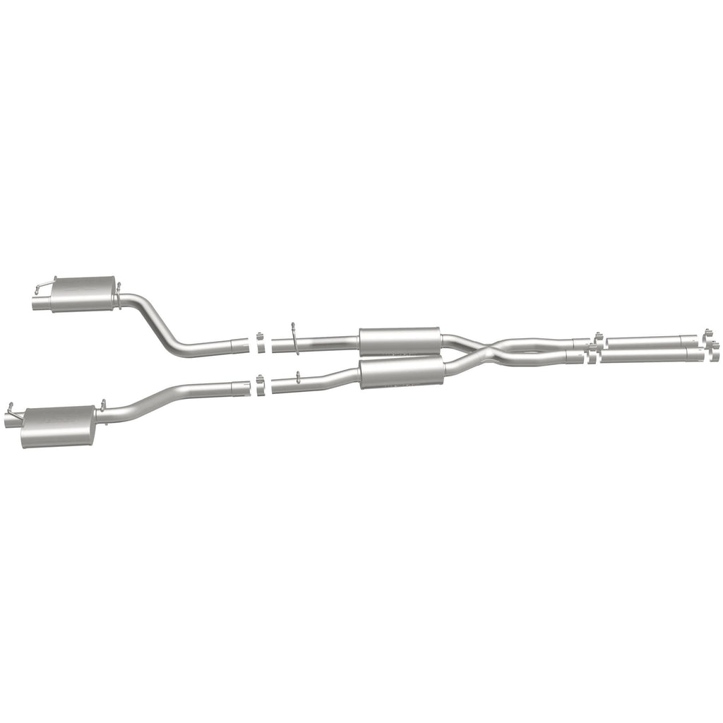 MagnaFlow Cat-Back SS 2.5in Dual Split Rear Exit (OEM Tips) 15-16 Dodge/Chrysler Charger/300 5.7L V8 (19226)