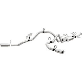 MagnaFlow Cat-Back 10-15 Toyota Tundra SC LB / CC SB 4.6L/5.7L V8 SS 2.5 Dual Split Rear 4in Tip (19232)