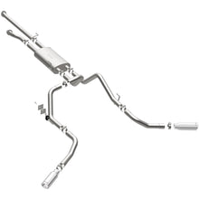 Load image into Gallery viewer, MagnaFlow Cat-Back 10-15 Toyota Tundra SC LB / CC SB 4.6L/5.7L V8 SS 2.5 Dual Split Rear 4in Tip (19232)